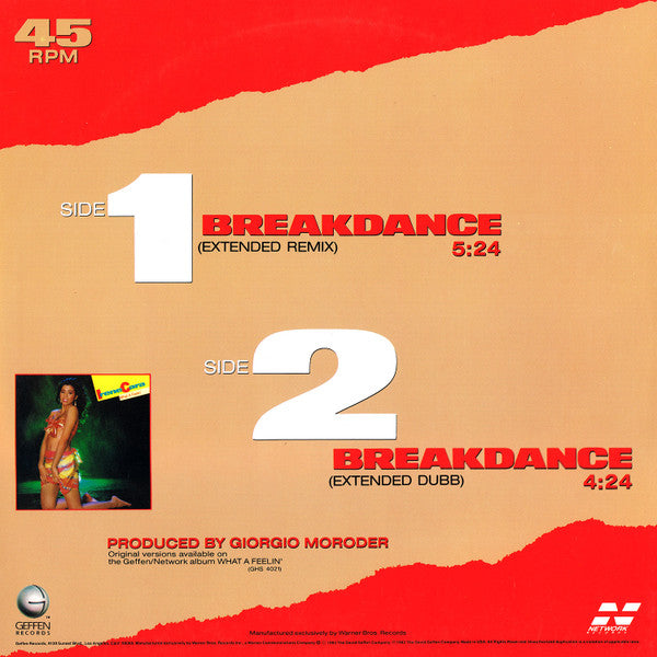 Irene Cara : Breakdance (12", Maxi)