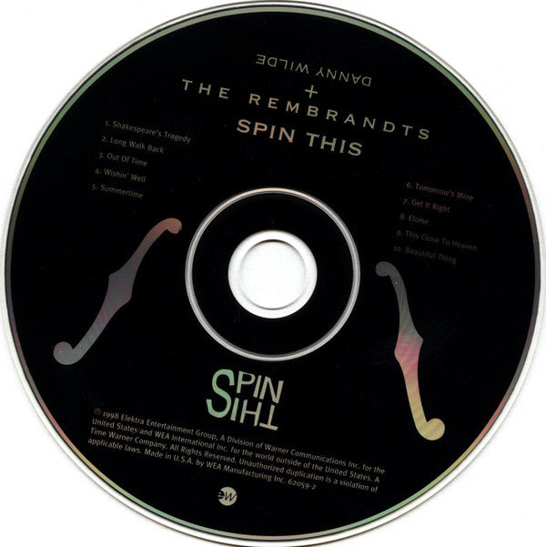 Danny Wilde + The Rembrandts : Spin This (CD, Album)
