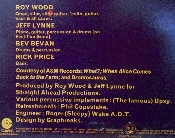 The Move : Looking On (LP, Album, RE, Win)