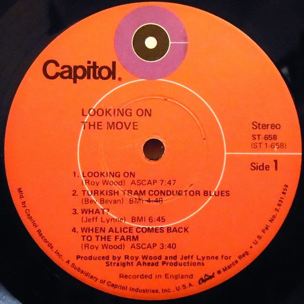 The Move : Looking On (LP, Album, RE, Win)