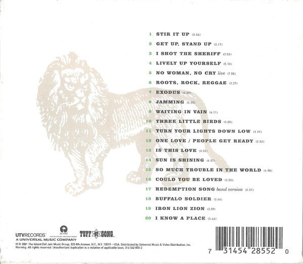Bob Marley & The Wailers : One Love: The Very Best Of Bob Marley & The Wailers (CD, Comp, RM)