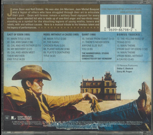 Ray Heindorf And The Warner Bros. Studio Orchestra : A Tribute To James Dean (CD, Album, RE, RM)