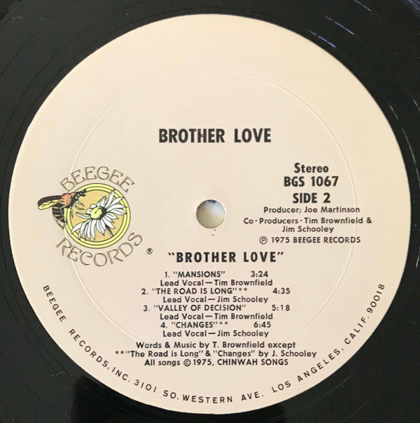 Brother Love (10) : Brother Love (LP)