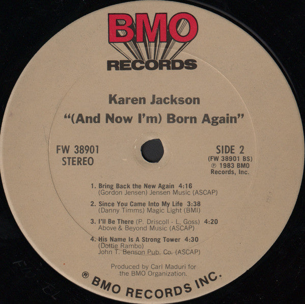 Karen Jackson (7) : (And Now I'm) Born Again (LP, Album)