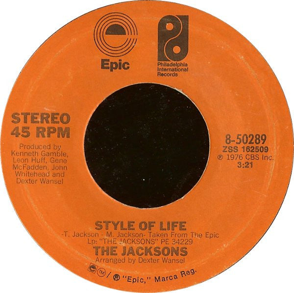 The Jacksons : Enjoy Yourself (7", Single, Styrene, Ter)