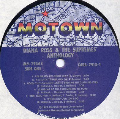 The Supremes : Anthology (3xLP, Comp)