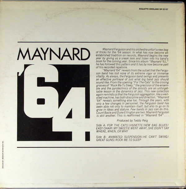 Maynard Ferguson : Maynard '64 (LP, Album)