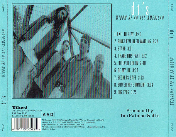 dt's : Widow Of An All-American (CD, Album)