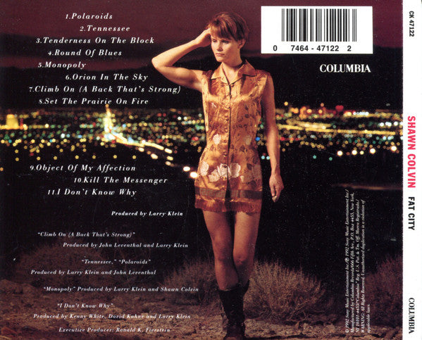 Shawn Colvin : Fat City (CD, Album)