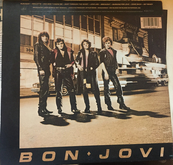Bon Jovi : Bon Jovi (LP, Album, Club, CRC)