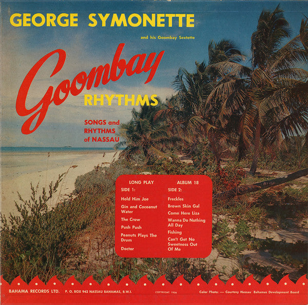 George Symonette And His Goombay Sextette : Goombay Rhythms (LP)