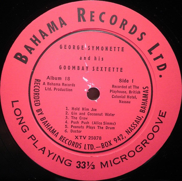 George Symonette And His Goombay Sextette : Goombay Rhythms (LP)