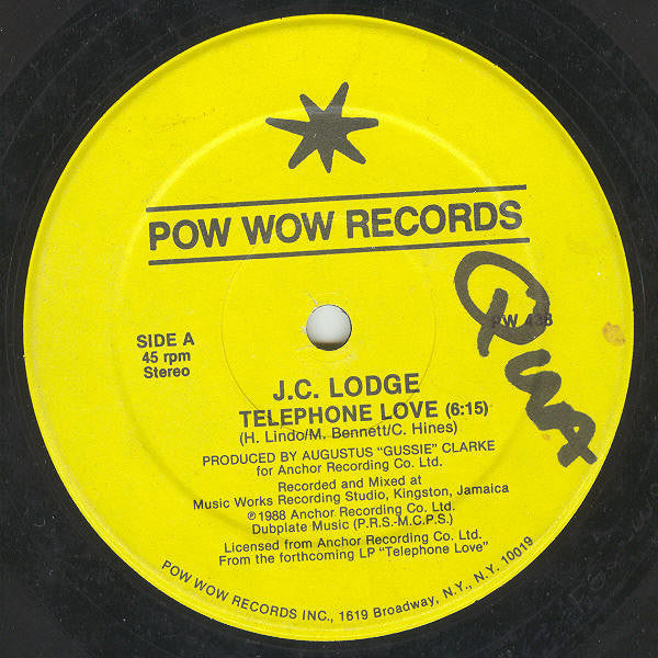 JC Lodge : Telephone Love (12")