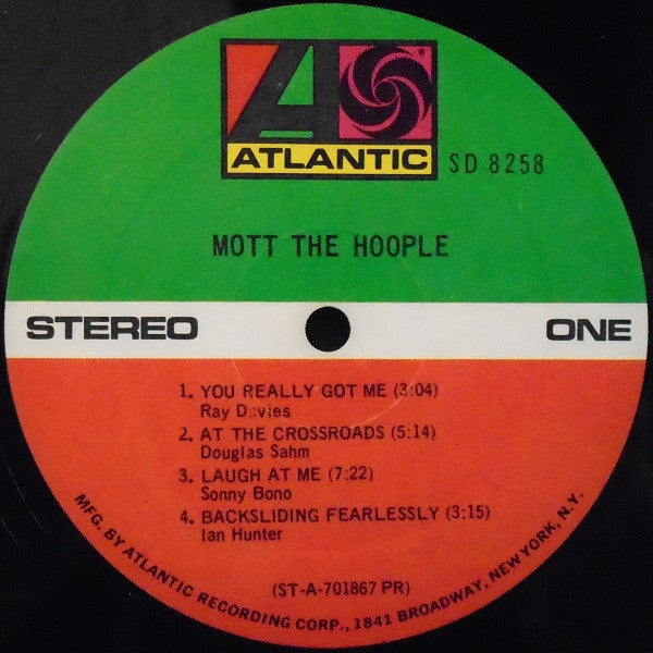 Mott The Hoople : Mott The Hoople (LP, Album, PR )