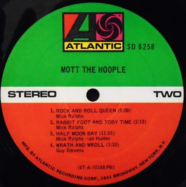 Mott The Hoople : Mott The Hoople (LP, Album, PR )