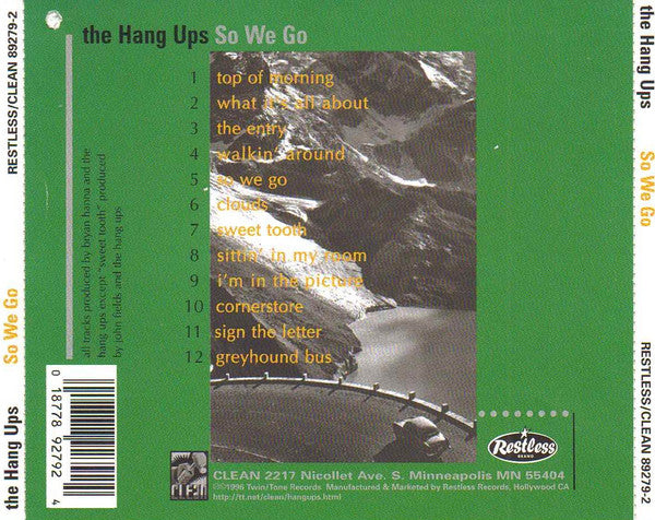 The Hang-Ups : So We Go (CD, Album)