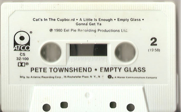 Pete Townshend : Empty Glass (Cass, Album)