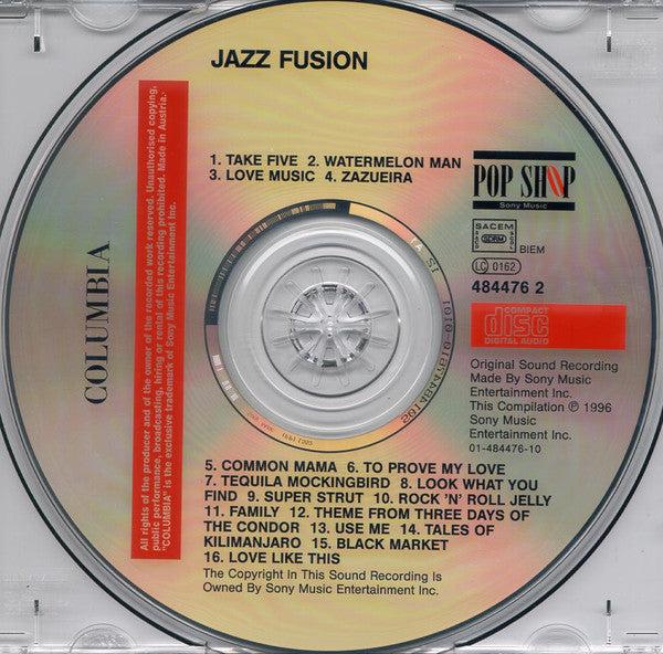 Various : Jazz Fusion (CD, Comp)