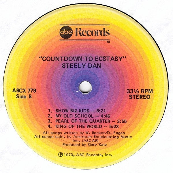 Steely Dan : Countdown To Ecstasy (LP, Album, RP)