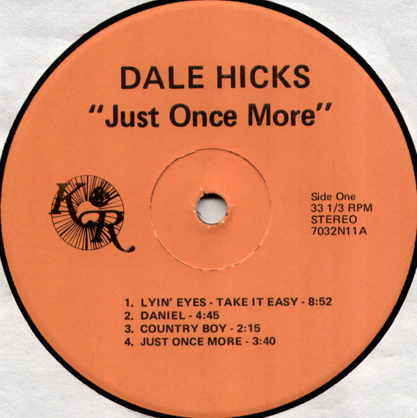 Dale Hicks : Just Once More (LP, Album)