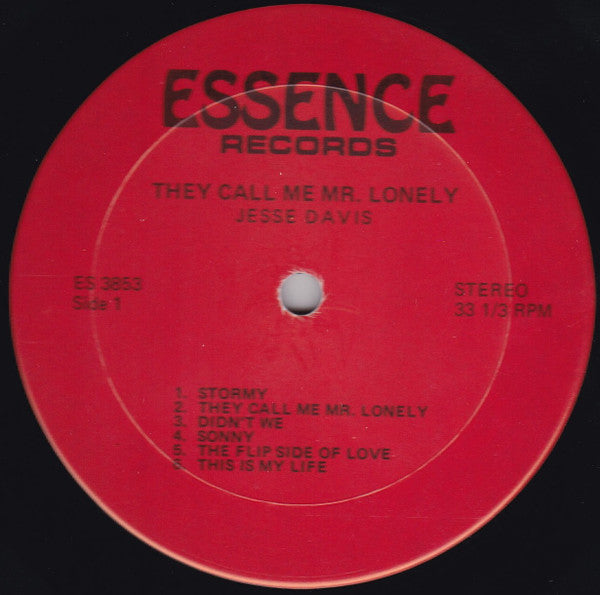 Jesse Davis : They Call Me "Mr. Lonely" (LP, Album)