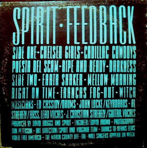 Spirit (8) : Feedback (LP, Album, RE)