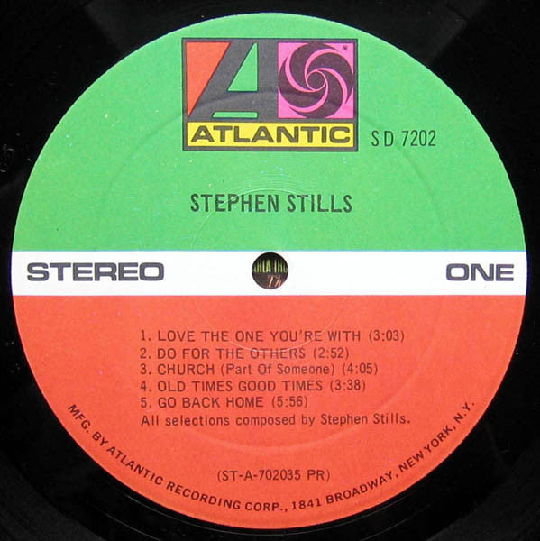 Stephen Stills : Stephen Stills (LP, Album, RP, PR)