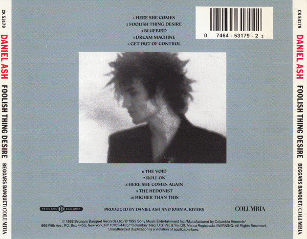 Daniel Ash : Foolish Thing Desire (CD, Album)