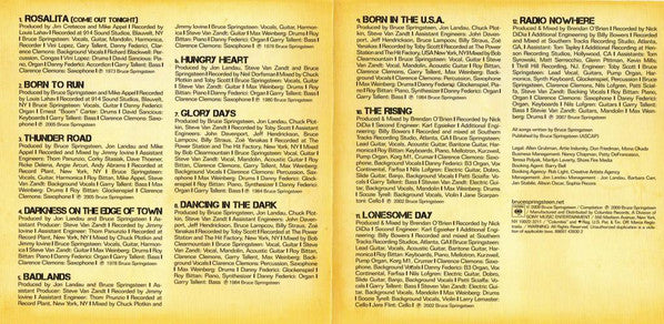 Bruce Springsteen & The E Street Band* : Greatest Hits (CD, Album, Comp, Ltd)