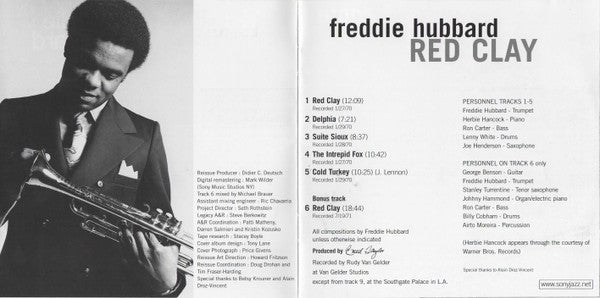 Freddie Hubbard : Red Clay (CD, Album, RE, RM)