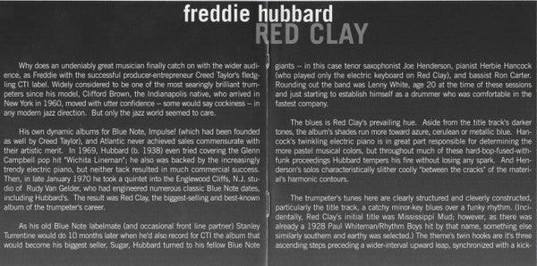 Freddie Hubbard : Red Clay (CD, Album, RE, RM)