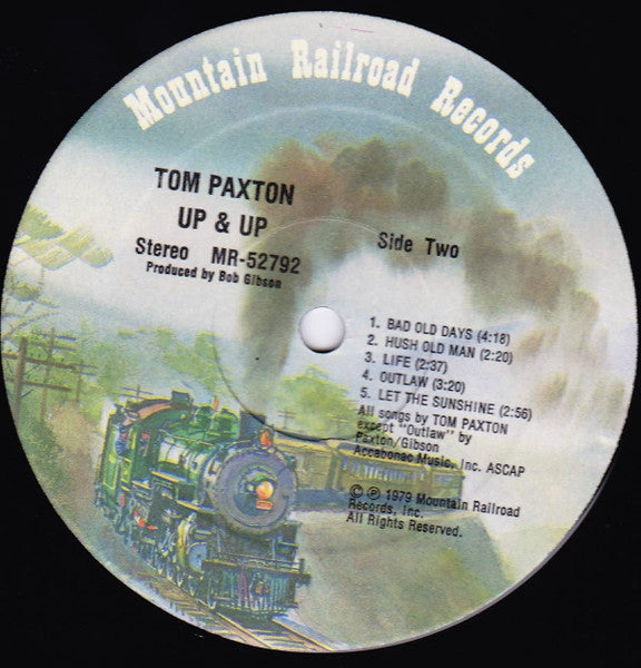 Tom Paxton : Up & Up (LP, Album)