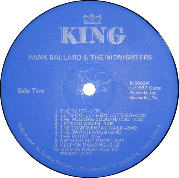 Hank Ballard & The Midnighters : 20 Hits: All 20 Of Their Chart Hits (1953-1962) (LP, Comp)