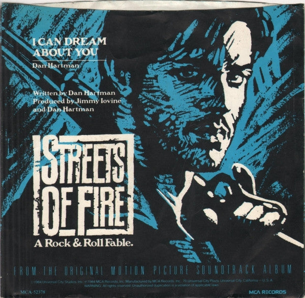Dan Hartman : I Can Dream About You (7", Single, Pin)