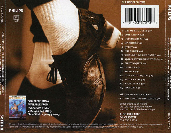Ronan Hardiman : Michael Flatley's Lord Of The Dance (CD, Album)