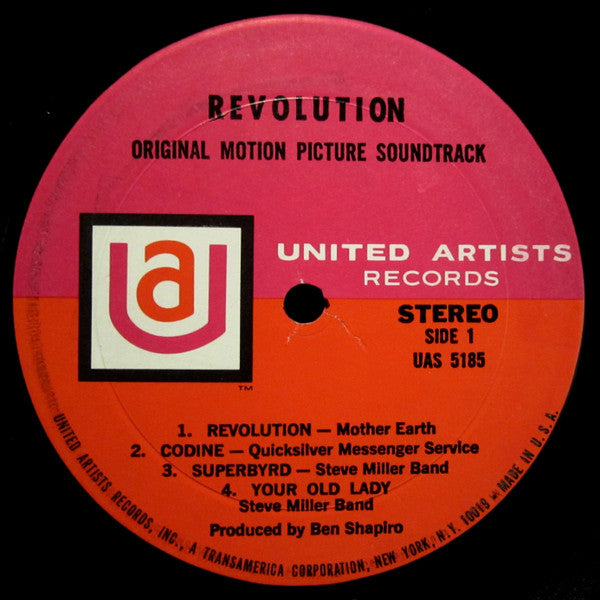 Various : Revolution - Original Motion Picture Score (LP, Comp, Mon)