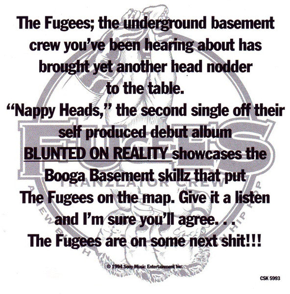 Fugees : Nappy Heads (CD, Maxi, Promo)