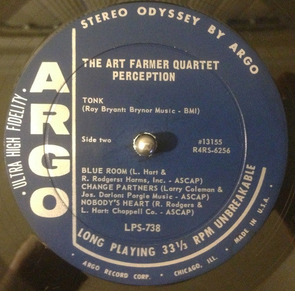 Art Farmer Quartet : Perception (LP, Album)