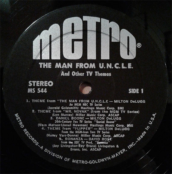 Various : The Man From U.N.C.L.E And Other TV Themes (LP, Album)