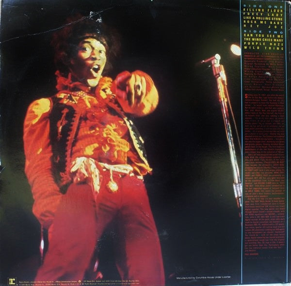 Jimi Hendrix : Jimi Plays Monterey Original Motion Picture Sound Track (LP, Album, Club)