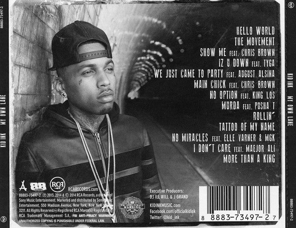 Kid Ink : My Own Lane (CD, Album)