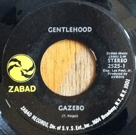Gentlehood : Gazebo (7", Single, Mono)