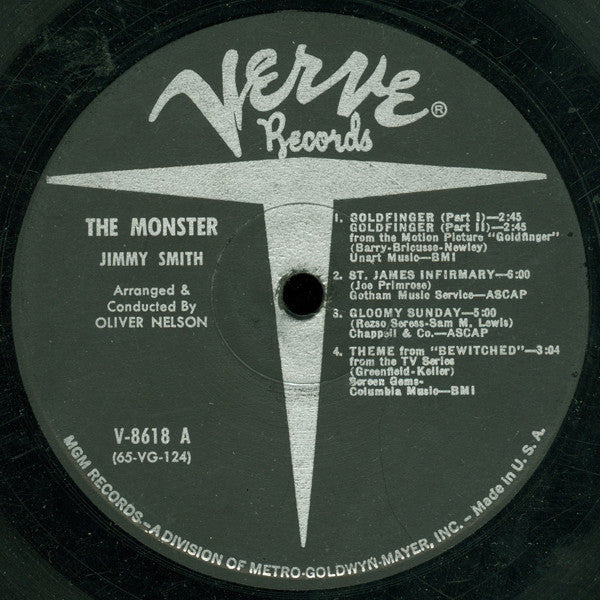 The Incredible Jimmy Smith* : Monster (LP, Album, Mono, Gat)
