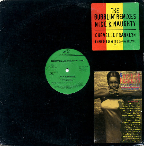 Chevelle Franklyn : Nice & Naughty (The Bubblin' Remixes) (12", Promo)