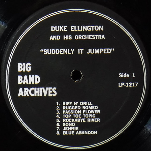 Duke Ellington And His Orchestra : Suddenly It Jumped (LP, Comp, Mono)