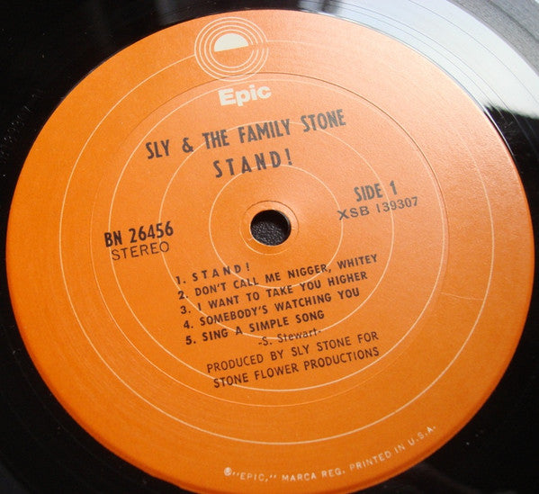 Sly & The Family Stone : Stand! (LP, Album, RE, Ter)
