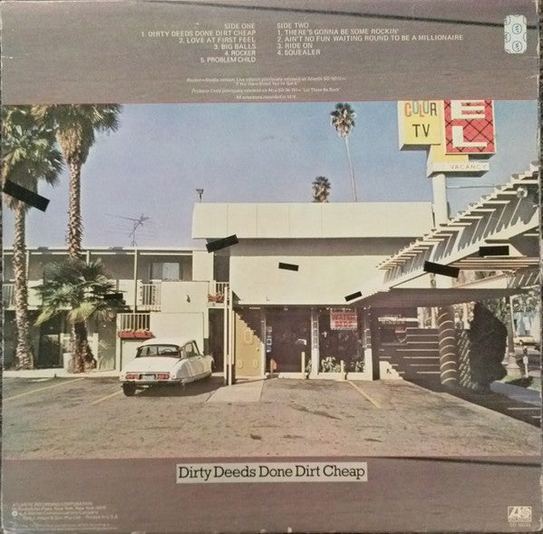 AC/DC : Dirty Deeds Done Dirt Cheap (LP, Album, RE, All)