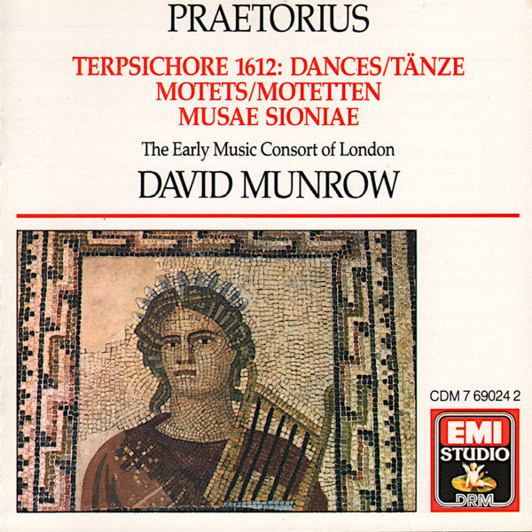 Michael Praetorius, The Early Music Consort Of London, David Munrow : Terpsichore 1612: Dances/Tänze - Motets/Motetten - Musae Sioniae (CD, RE)