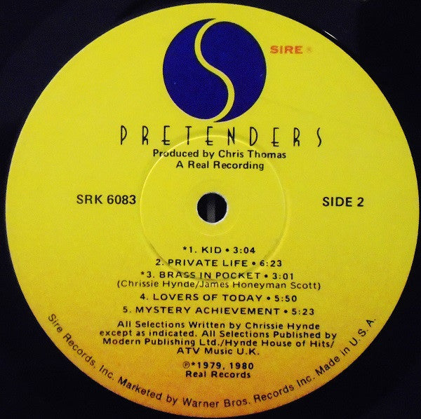 Pretenders* : Pretenders (LP, Album, Win)