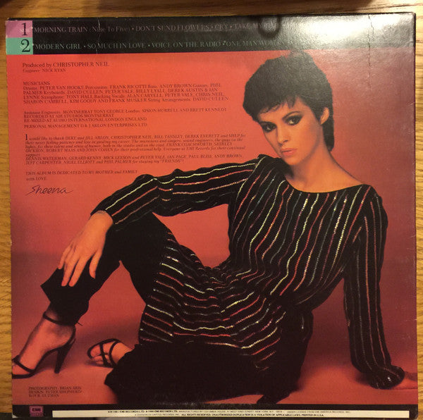 Sheena Easton : Sheena Easton (LP, Album, Club, Col)
